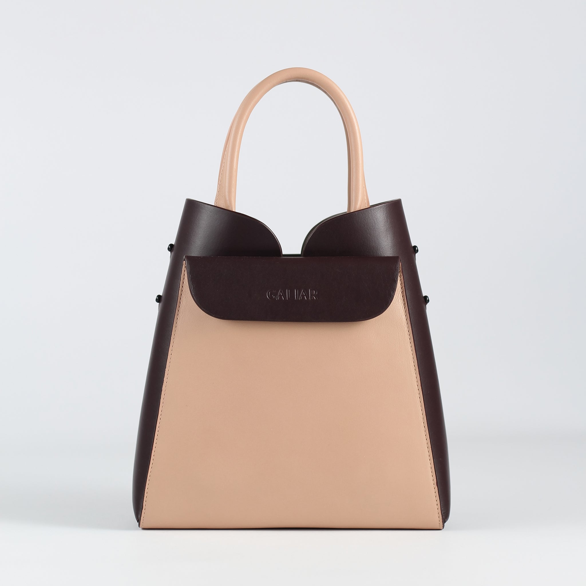 Reverie square tote in Metro Rose