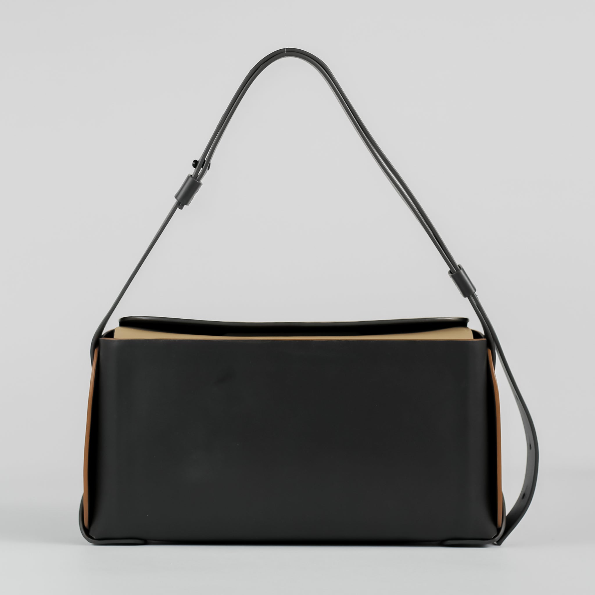 PRE ORDER - Élan shoulder bag in Asphalt Espresso