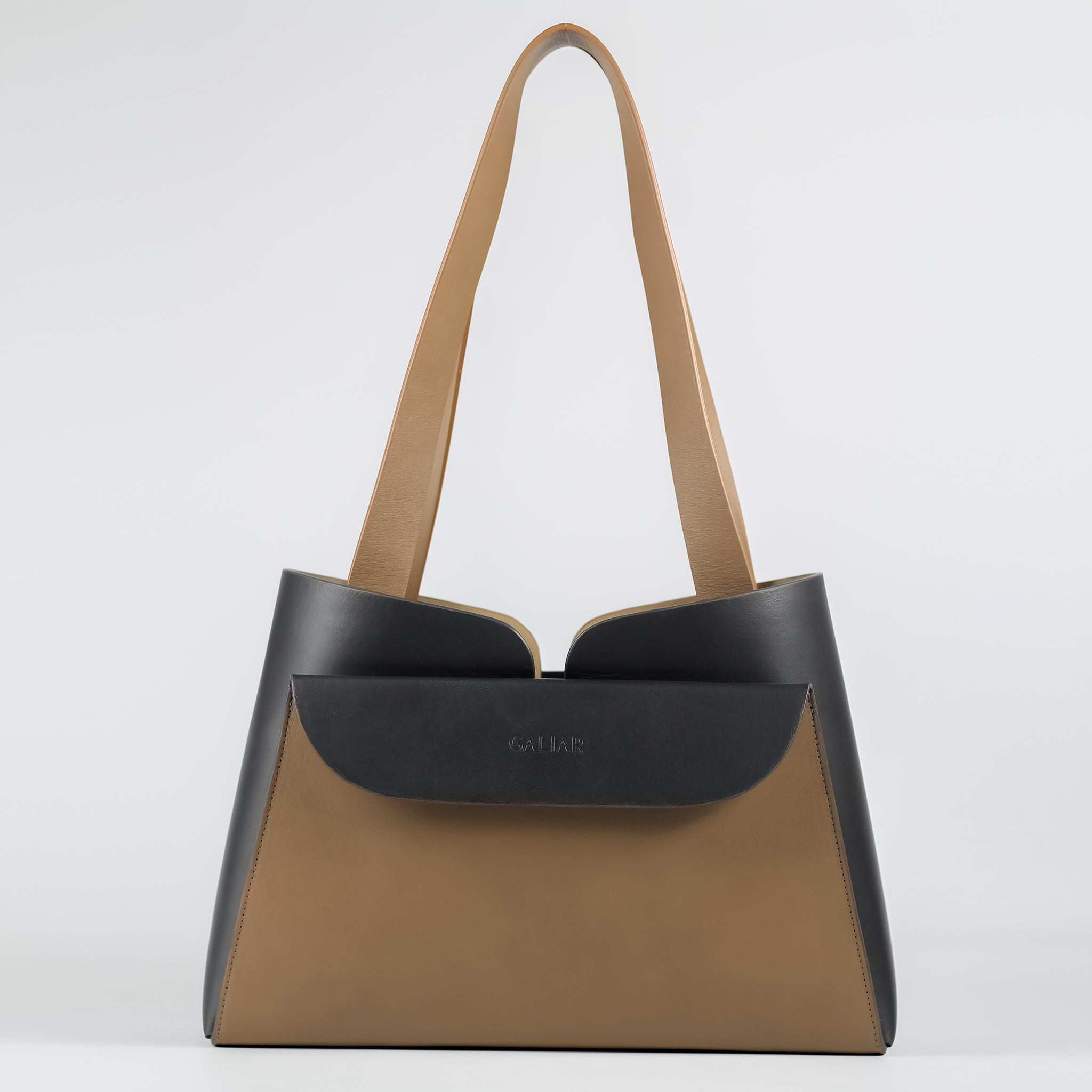 PRE ORDER - Reverie horizontal tote in Asphalt Espresso