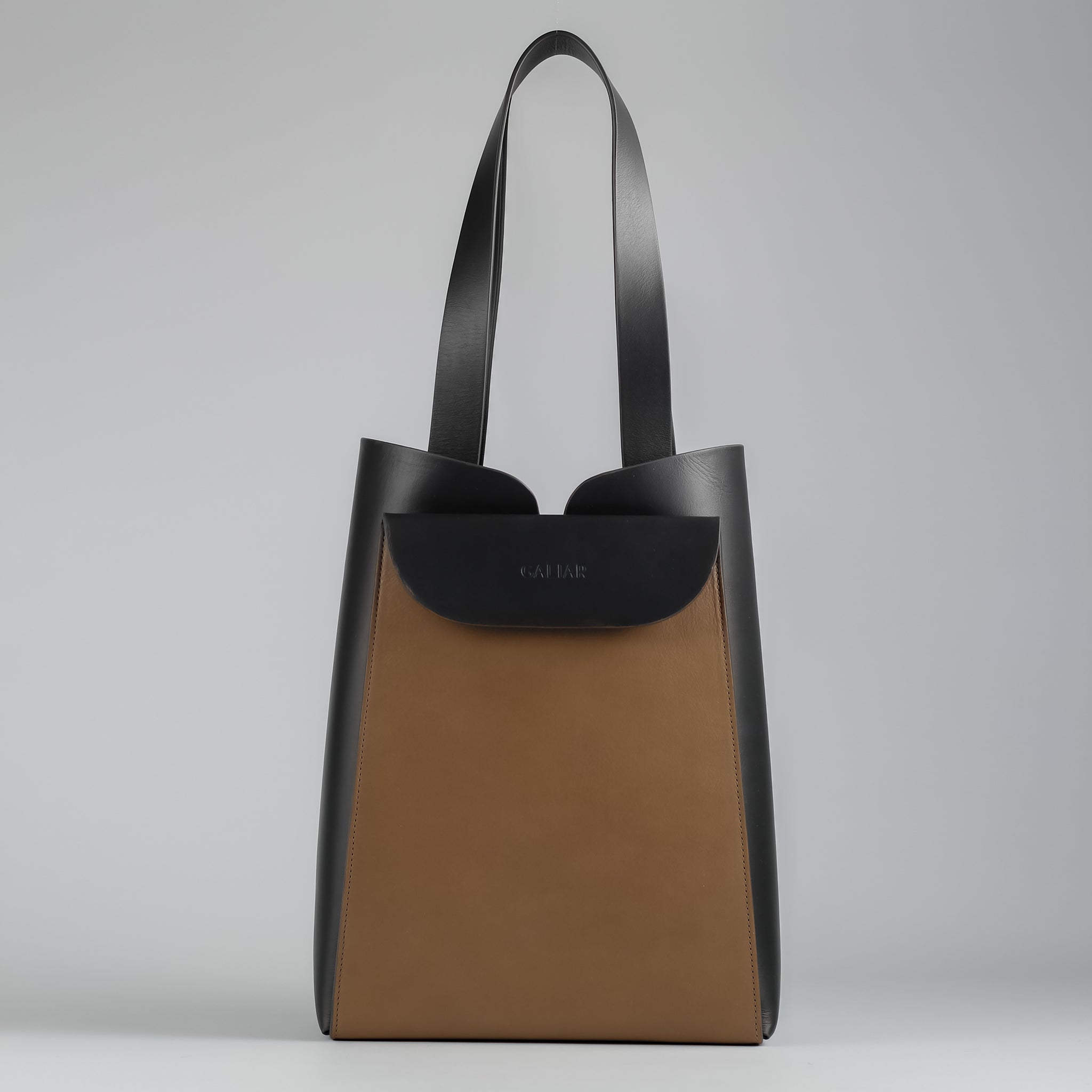 PRE ORDER - Reverie vertical tote in Asphalt Espresso